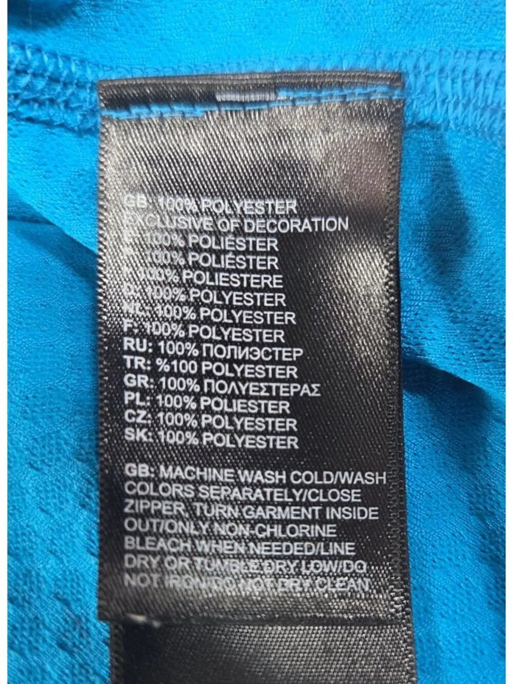 The North Face Mens Blue LS Crewneck Active Shirt Large